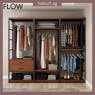 Open Wardrobe Combined Type Wardrobe Waterproof Large Capacity Wardrobe Cabinet Open Concept Wardrob