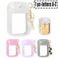 2pcs Glitter Protection Case For Touchland 1oz (30ml) Hand Sanitizer Spray, 26 Flower & Letter Marke