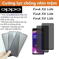 Toughened Anti-Peeping Oppo Find X2 Lite / X3 Lite / X5 Lite 4G / 5G (Full Screen, Full Glue)