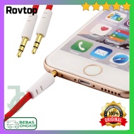 3.5mm To 3.5mm AUX Cable 1 Meter TRS HiFi Noodle Rovtop S-IP4G-BDesign