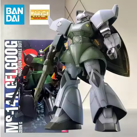 Bandai MG Gelgoog Series MS-14A Ver1.0 Ver2.0 MS-14S Char Deep Red Light Pink Zeon Green Gray Comman