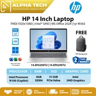 HP 14'' Laptop 14-EP0298TU/14-EP0299TU FHD(1920x1080) | Intel® UHD | Windows 11 | MS Office 2024 | 1
