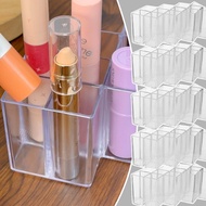 [3-5 Days Arrive]2Pcs Transparent Plastic Ointment Storage Box, 10/16 Compartments for Creams Tubes,