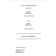 Tenancy Agreement Template for House Rental