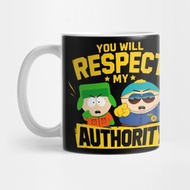 You Will Respect My Authority Vintage South Park - South Park Tea Mug