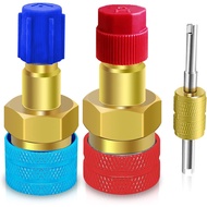 Boltigen R134a to R1234yf Adapter, R1234yf Adapter, R1234yf to R134a Adapter Kit, High Low Side R134