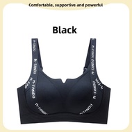 PIER N°5 | Herbal Origin Colorless Womens Sports Bra Large Cup Seamless Gathered Push Up Anti Saggin