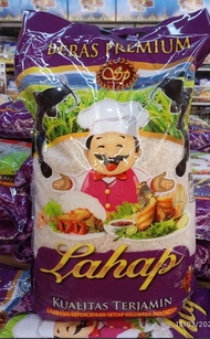 Beras Lahap - Lahap KOKI & Lahap WANITA kemasan 5kg (KEMASAN RANDOM PLASTIK ATAU KARUNG)