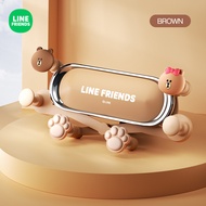 100% Authentic Line Friends Accessories Car Phone Holder for Car Aircon Vent Mount 360 Degree Rotata