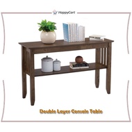 Double Layer Console Table/Wooden Console Table/ Living Hall / Bedroom /Decoration