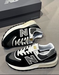 🌺全新100% New Balance 574 Legacy 復古跑步鞋 黑灰 男女同款