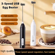 3-Speed USB Rechargeable Handheld Electric Coffee Mixer milk cream beverage coffee egg mixer