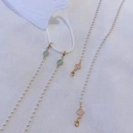[sᴀᴀʟᴀʟᴀ](現貨)🇰🇷韓國代購 寶石珍珠口罩鏈 口罩鏈 耳機鏈 airpod掛鏈 口罩鍊 珍珠口罩鏈 耳機