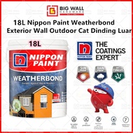 18L Nippon Paint Weatherbond  Exterior Wall Outdoor Cat Dinding Luar (Big Wall Hardware)