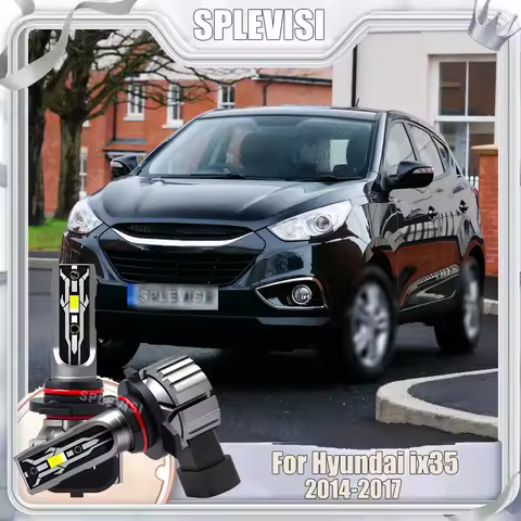 All-Season Weatherproof 7500LM 9012 PX22d Car light LED Headlights Headlamp 12v For Hyundai ix35 201