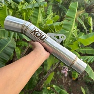 Kou Super OPEN CANISTER 51MM INLET TUBE TYPE CANISTER ONLY Daeng sai4 Nlk exhaust muffler pipe Aun