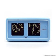 全新 Twemco Yoshitomo Nara Walk On Flip Clock Blue Color 奈良美智 藍色翻頁鐘