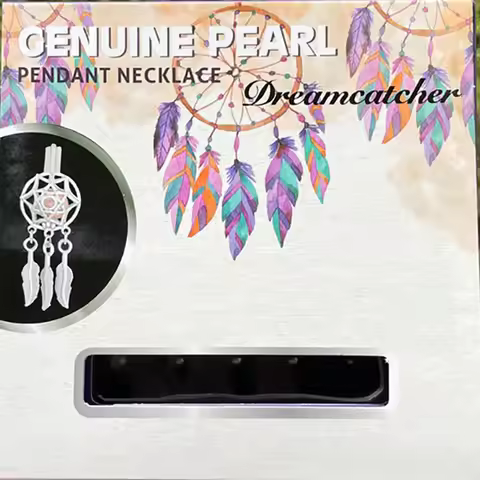 Natural Wish Freshwater Pearl 5 Pearls Pendant Necklace Necklace Gift Box Fashion Jewelry Lucky Gift