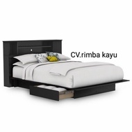dipan kayu minimalis modern/ranjang tempat tidur minimalis