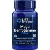 LifeExtensionMega Sai Mei Vitamins B1，250 mg，180 Vegetarian capsules contain thiamine