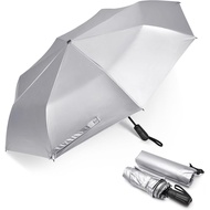 G4Free UPF 50+ UV Protection Large Travel Umbrella 46 Inch Double Layer Auto Open Close Windproof Su