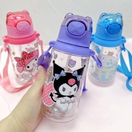 450ml/600ml Kids Water Bottle Cartoon BPA Free Drinking Bottle