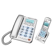 SANLUX 台灣三洋 數位子母無線電話機 DCT-8918 銀色
