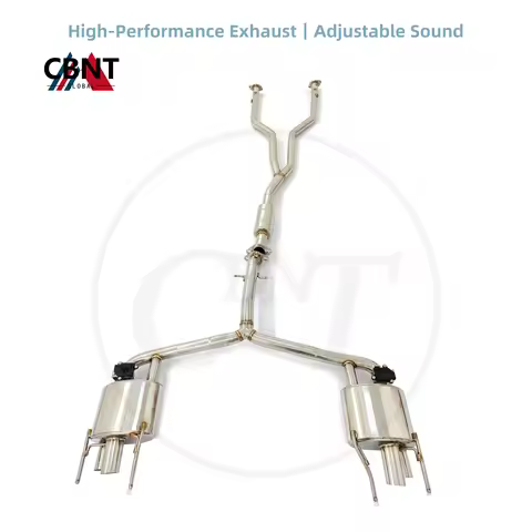 CBNT Exhaust System for Lexus IS250 2.5L V6 Performance Catback with Valve Muffler High Quality SS30