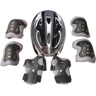 2022 7pcs Kid Helmet Kits Child Roller Skating Bike Helmet Knee Wrist Guard Elbow Pad Set Safety Headpiece Protection Gear