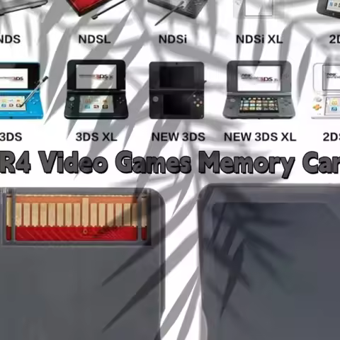 R4 Video Games Memory Card Download By Self 3DS Game Flashcard Adapter Support For NDS MD GB GBC FC 