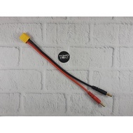 XT60 Charge Cable w/ Male to 4mm Banana Plug B6AC B6 B3AC B3 Charger