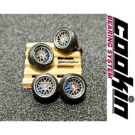 COOKIN BEARING CX2 BBS RS-II 10mm HIGH DETAILING Diskbreak+BEARING ROLLING MOST COMPLETE