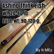 ของแท้ ราคาถูก ❗❗ คันหน้าดิน กราไฟท์ Ashino Think Fish Line wt. 20-40 lb. Lure wt. 90-120 G.Spinning