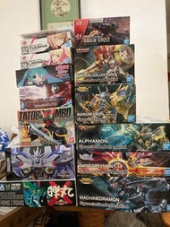 賣各種模型  30ms，figure rise，數碼暴龍，機娘，幪面超人 等等