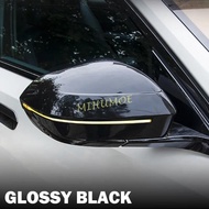 For BMW X3 G45 530i 540i i5 740i 750i G60 G61 Rearview Mirror Cover Overlay Accessories Glossy Black