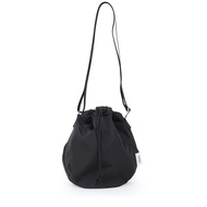 hellolulu CHICO Drawstring Crossbody Bag/S/Black eslite