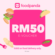 foodpanda (Food Delivery) RM50 e-Voucher (valid till 30 June 2024)