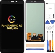 A-MIND for Samsung Galaxy A9 2018/A9 Star Pro/A9s -A920F/DS A9200 A920N 6.3inch OLED Screen Replacement Touch Screen Digitizer LCD Display Full Assembly Repair Kits,with Screen Protector+Tools