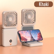 YOOGOO Kipas Angin Mini Portable Neck Hanging Fan LED Display USB Adjustable Rechargeable Air Cooler