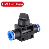 Throttle valve Fitting 4mm 6mm 8mm 10mm 12mm Pneumatic Push In Quick Joint Connector Hand Valve To T