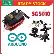 WSS [360 degree]Arduino Tower Pro 38g SG5010 High Torque Servo Motor with parts