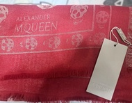 Alexander McQueen 正品骷髏頭圍巾