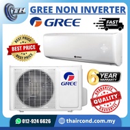 Gree 1HP/1.5HP/2HP/2.5HP R32 Non Inverter Air Conditioner LOMO32 Cold Plasma (GWC09QC / GWC12QC / GWC18QE)