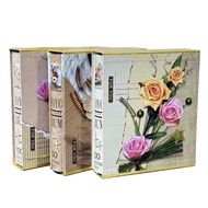 5R Photo Album 100 Pictures 5x7  Album Book for 7inch Photo 100pcs With Storage Box Rose Flower Patt