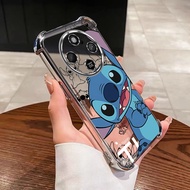 Honor X9d X9b X9a 5G HONOR X9c Smart Happy Stitch Clear Case Shockproof Casing Anti-Fall Air Cushion