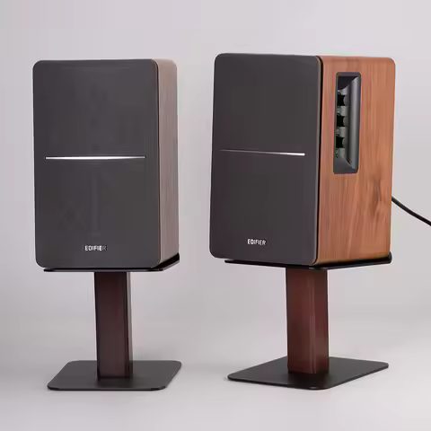 2 Pack Wooden Desktop Speaker Stand for Edifier R1280DB R1280T Universal Speaker Riser Support for 3