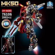 Semi 76106 Assembly Toy - Superhero Robot Puzzle Hulk Buster MK50-2002 Pieces