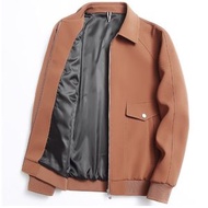 男士翻領外套（焦糖色M-4XL碼）（下單後聯繫客服確認發貨尺碼）#S055008460