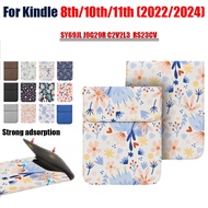 For Kindle 11th 2024 2022 eBook Waterproof Painted Kindle 10th 8th(J9G29R SY69JL) Fabric Protective 