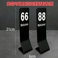Big Promotion Hotel Table Number Plate Dining Table Plate Restaurant Call Number Plate Meal Number P